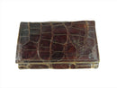 Circa 1920 Antique Alligator Skin Tri Fold Wallet Billfold for Restoration or Repurpose - Just Stuff I Sell