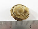 Antique Very Old 18K Gold Carved Lava Cameo of the Goddess Artemis product image for Just Stuff I Sell, clear front view, neutral background, original listing photo, optimized descriptive alt text, centered composition variant 10