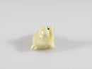 Antique Miniature Carved Bone Walrus Okimono Charm Black Paint Accent 3/4" - Just Stuff I Sell