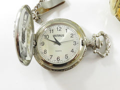 Vintage Pair of Quartz Pocket Watches Watch It Benrus Eagle