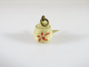 Miniature Asian Teapot Charm Hand Painted Carved Bone Removable Lid Antique - Just Stuff I Sell