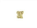 Chinese 3 Wise Men Monkeys Charm Antique Carved Bone Charm 9/16" High - Just Stuff I Sell