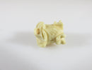 Chinese 3 Wise Men Monkeys Charm Antique Carved Bone Charm 9/16" High - Just Stuff I Sell