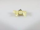 Antique Miniature Pig Charm Pendant Finely Carved Asian Bone Charm 3/4" - Just Stuff I Sell