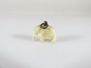 Hand Carved Antique Asian Bone Elephant Charm, Miniature Elephant Pendant 5/8" - Just Stuff I Sell