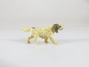 Antique Miniature English Setter Hand Carved in Bone With Black Spots - Just Stuff I Sell