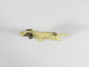 Antique Miniature English Setter Hand Carved in Bone With Black Spots - Just Stuff I Sell