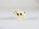 Antique English Foxhound Dog Hand Carved Bone Okimono 1" x 3/4" - Just Stuff I Sell