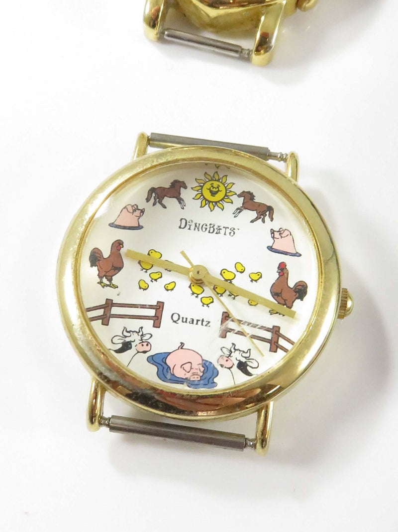 A Grouping of Character Style Watches, Lion King, Pooh, TMX Monster , Snowman