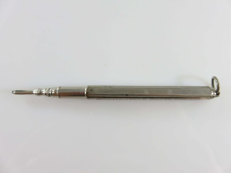 Antique Buffalo Steam Roller Company Mechanical Pencil England V.S. Lead