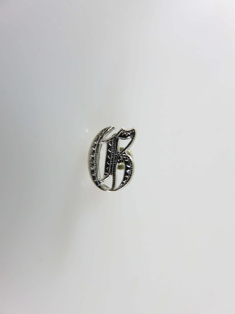 Letter G Ring Insert for Signet Monogram Rings Hardstone Ring Letter G 8.12mm