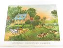 A Grouping of 4 Reproduction Currier and Ives Lithographs By DAC NY 14" x 11" — front view