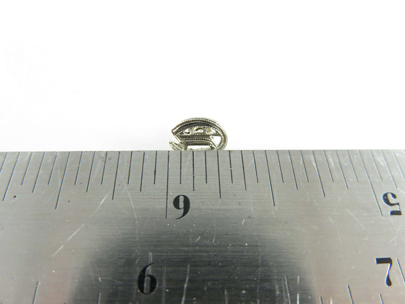 Letter O Ring Insert for Signet Monogram Rings Hardstone Ring Letter O 7.98mm with measurement