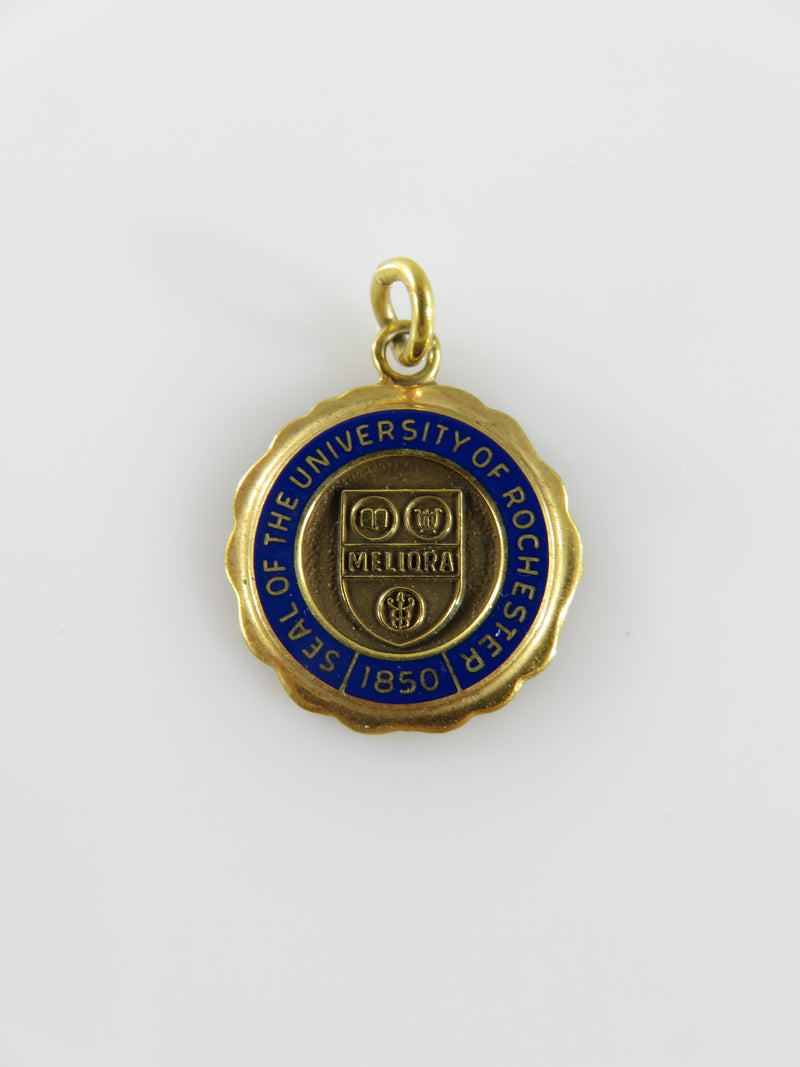 The University of Rochester Meliora Seal Charm Eastman School of Music Gold Filled