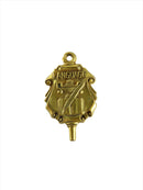 Vintage 1940's School Medal for Language by Jostens Gold Gilt Medal — Gold — front view