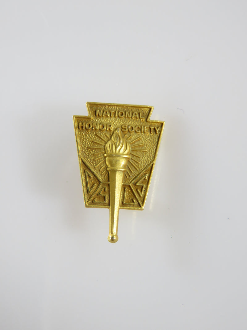 Vintage Gold Filled National Honor Society CS LS Pinback