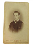 Antique CDV Distinguished Young Man A. Olson Ostersund Sweden 4" x 2 1/2" — front view