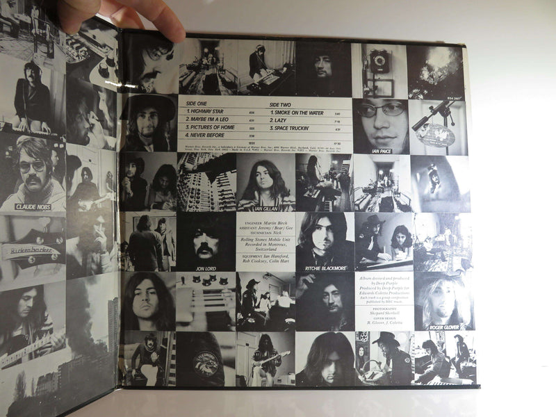 Deep Purple Machine Head 1974 Warner BS4 2607 Quadradisc LP Label Variation - Just Stuff I Sell