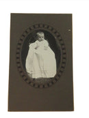 Antique Photo Card c1910 Named Sitter Jay Warner Little Boy In Pose — front view