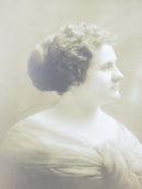 Antique Unnamed Sitter Young Woman Facing Right in Pose Antique Photograph product image for Just Stuff I Sell, clear front view, neutral background, original listing photo, optimized descriptive alt text, centered composition variant 2