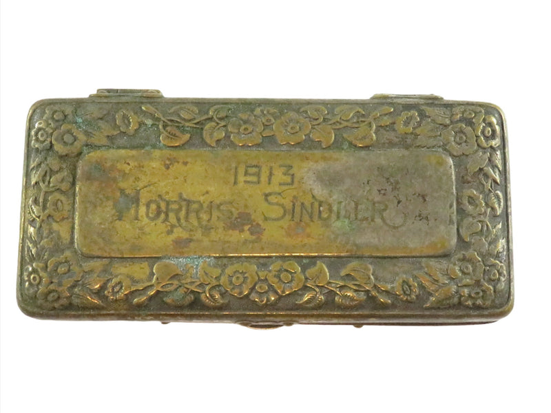 c1913 Gillette Safety Razor Pocket Edition Case Only Morris Sindler For Restoration