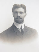 Named Sitter August Tuttrup Handsome Man Rundle Denver CO Antique Photograph product image for Just Stuff I Sell, clear front view, neutral background, original listing photo, optimized descriptive alt text, centered composition