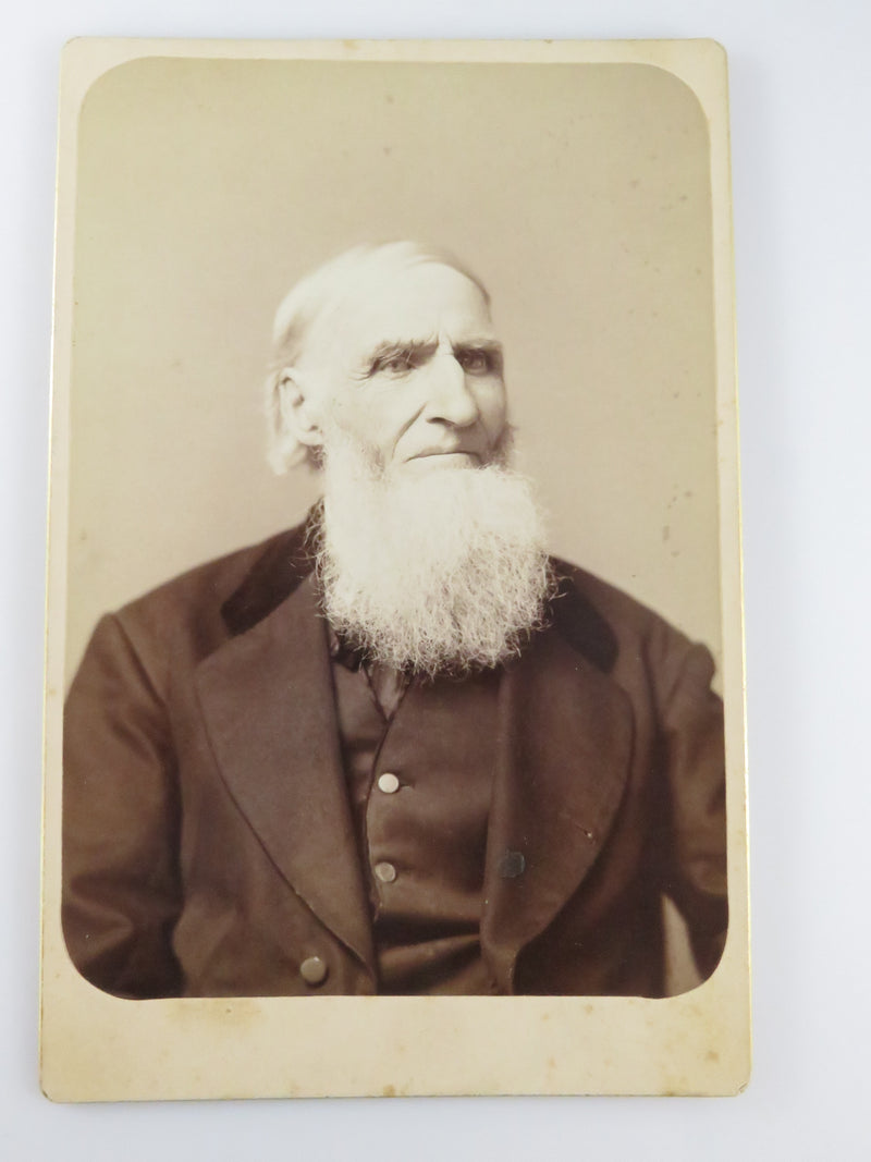 The Old Man Moras Clark Waynes St. Johnsburg Vermont Antique Photograph