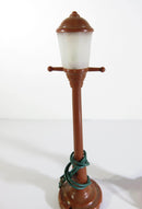 Lot of 2 Vintage Model Railway Lamppost Street Lights Brown Plastic 4 1/4" High - Just Stuff I Sell