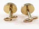 Unusual Pre-owned Compass Cufflink Set with Bullet Backs Showing Wear product image for Just Stuff I Sell, clear front view, neutral background, original listing photo, optimized descriptive alt text, centered composition variant 2