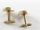 Unusual Pre-owned Compass Cufflink Set with Bullet Backs Showing Wear product image for Just Stuff I Sell, clear front view, neutral background, original listing photo, optimized descriptive alt text, centered composition variant 3