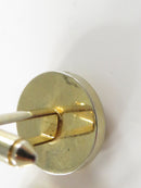 Unusual Pre-owned Compass Cufflink Set with Bullet Backs Showing Wear product image for Just Stuff I Sell, clear front view, neutral background, original listing photo, optimized descriptive alt text, centered composition variant 8