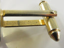 Unusual Pre-owned Compass Cufflink Set with Bullet Backs Showing Wear product image for Just Stuff I Sell, clear front view, neutral background, original listing photo, optimized descriptive alt text, centered composition variant 9