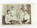 Unnamed Sitters Four Woman At a Table Karl Dreyer Kiel Germany Antique Photograp product image for Just Stuff I Sell, clear front view, neutral background, original listing photo, optimized descriptive alt text, centered composition variant 3
