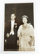 Their Majesties King George VI and Queen Elizabeth Real Photo Postcard Excel Ser product image for Just Stuff I Sell, clear front view, neutral background, original listing photo, optimized descriptive alt text, centered composition
