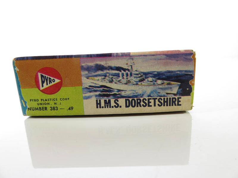 Vintage Table Top Navy British Cruiser HMS Dorsetshire Pyro Plastics Corp - Just Stuff I Sell