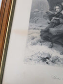 Antique Frame God's Acre Engraving, By Emily Osborn, Published George Barrie product image for Just Stuff I Sell, clear front view, neutral background, original listing photo, optimized descriptive alt text, centered composition variant 6