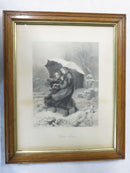 Antique Frame God's Acre Engraving, By Emily Osborn, Published George Barrie product image for Just Stuff I Sell, clear front view, neutral background, original listing photo, optimized descriptive alt text, centered composition variant 2