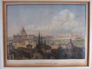 Der Vatican in Rom, Eigenthum d Verleger Colored Engraving 9 1/8" x 7 1/8" product image for Just Stuff I Sell, clear front view, neutral background, original listing photo, optimized descriptive alt text, centered composition variant 2