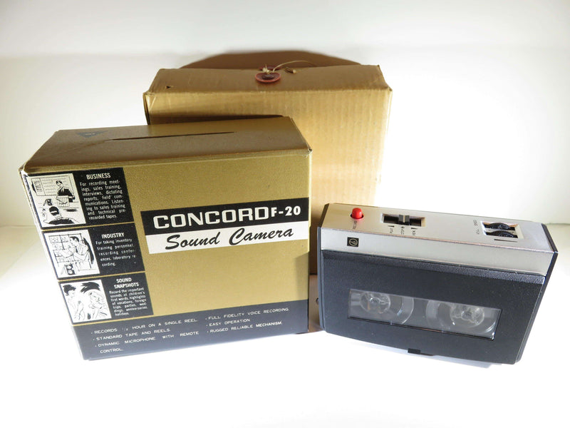 Concord Sound Camera Model F-20 Reel To Reel Portable Recorder Player - Just Stuff I Sell