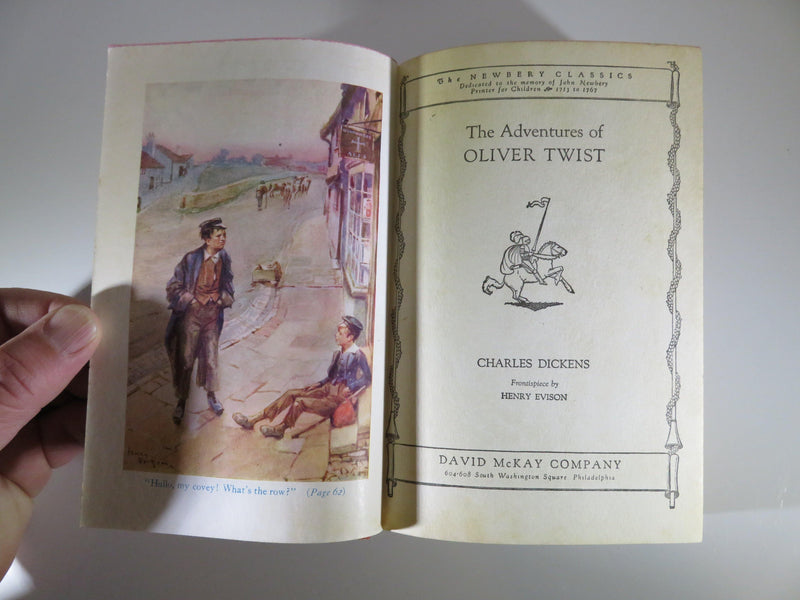 The Adventures of Oliver Twist Charles Dickens David McKay Company PA - Just Stuff I Sell