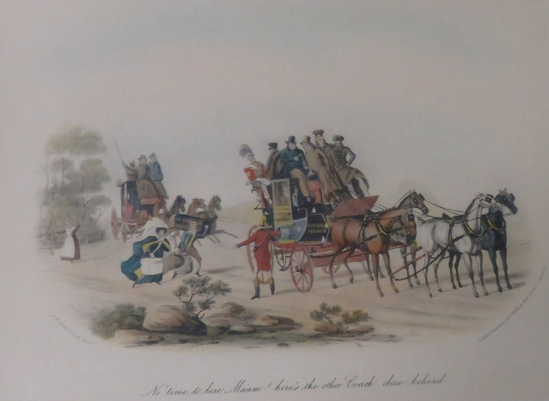 No time to lose Ma'am! Here's the other Coach close behind Color The Roadster Album 1845