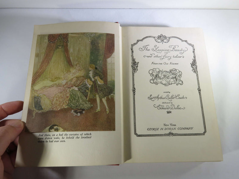 c1910 The Sleeping Beauty and Other Fairy Tales A.T. Quiller-Couch, Edmund Dulac