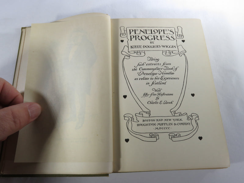 Penelope's Experiences England Scotland Vol. 1 & 2 Kate Douglas Wiggin Charles E Brock
