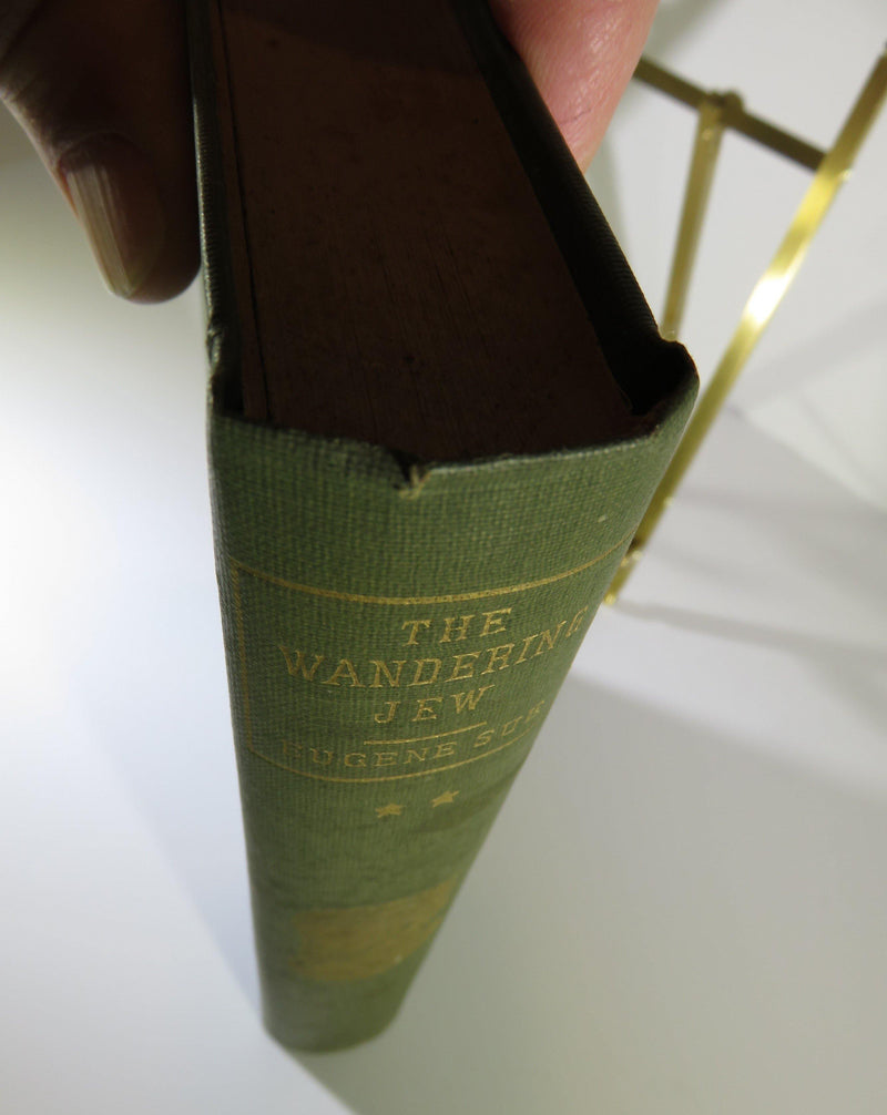 The Wandering Jew Volume I & II Eugene Sue M.A. Donohue & Co Chicago - Just Stuff I Sell