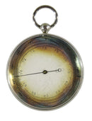 Antique Pocket Barometer Altimeter On Hold for Michael — front view