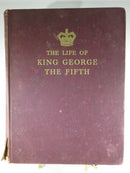 The Life of King George the Fifth News Chronicle W. J. Makin 250 Illustrations — front view