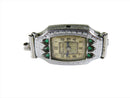 c1929 Miss Liberty Watch by Bulova Women's Art Deco Bulova Watch Green Glass White Gold Filled
