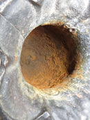 French Antique Art Nouveau Vase, Cast Iron Garden Urn, Antique Cast Iron Garden Vase product image for Just Stuff I Sell, clear front view, neutral background, original listing photo, optimized descriptive alt text, centered composition variant 8