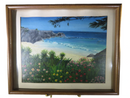 South Shore Cove Bermuda with Hibiscus, Oleander, Spanish Baynets Oil on Canvas 1993 Nell Ibsen — front view