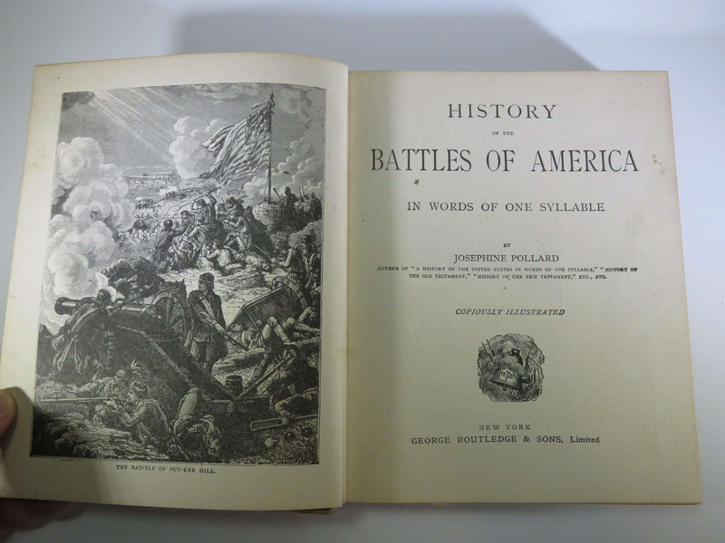 History of the Battles of America Copiously Illustrated Josephine Pollard 1899 - Just Stuff I Sell